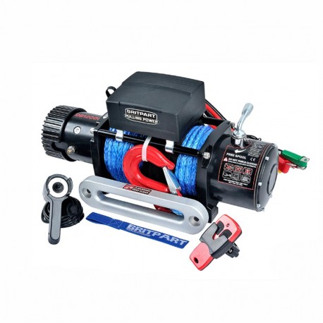 Winch 2.4T 24V with plasma rope & remote controls