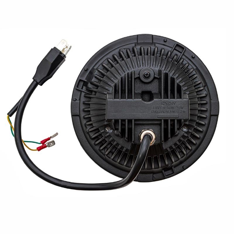 Pair 7" LED LYNX headlights - Halo