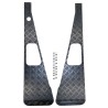 Pair of wing protectors - aluminium 3mm black