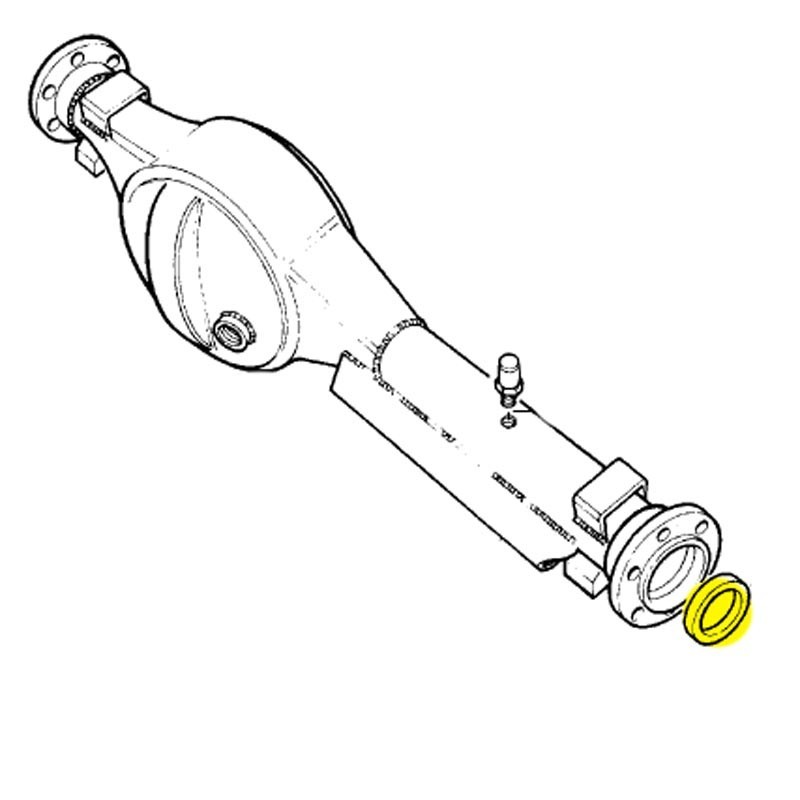 Front axle case oil seal