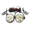 IP67 led lights 70mm round - front bumper TF056