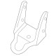 Bracket towing front Disco2 2003 on