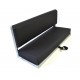 Banquette complète 2 personnes - armature galvanisée - noir