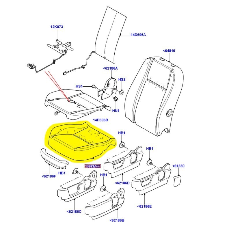 Seat cushion pad - Free2
