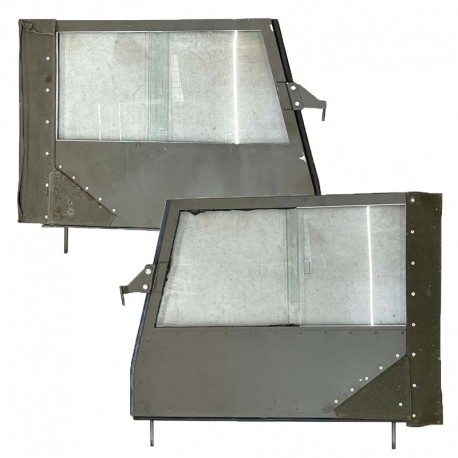 Pair of Minerva door tops – with glass