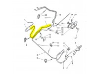 Tuyau de frein avant droit - double circuit - avant 1980