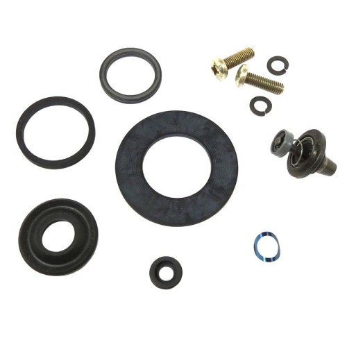 Overhaul kit for brake master cylinder - dual line with servo