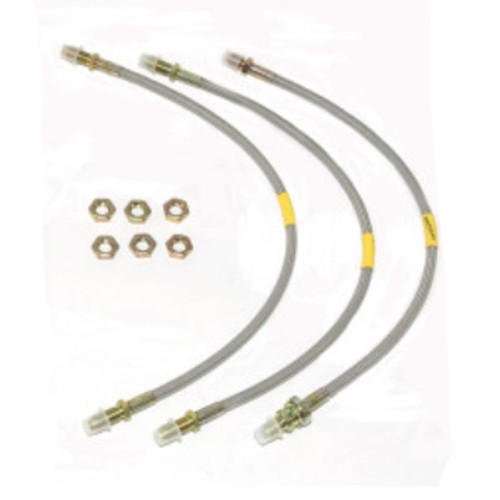 Tuyaux de frein +40mm - Def90&110 1999-2004