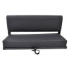 2 men bench seats black pow. coated frame - 1954 on