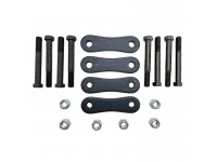 Set rear screws & shackle plates 109"