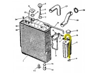 Radiator over flow hose