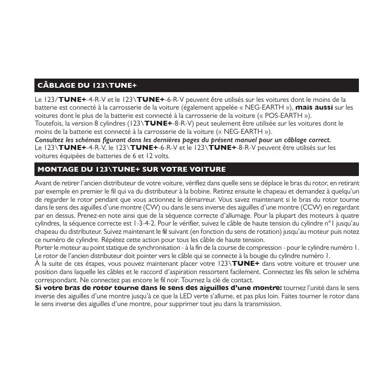 Distributeur électroinique 123 Ignition