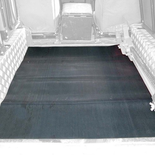 Tapis de sol caoutchouc rainuré benne 86/88"