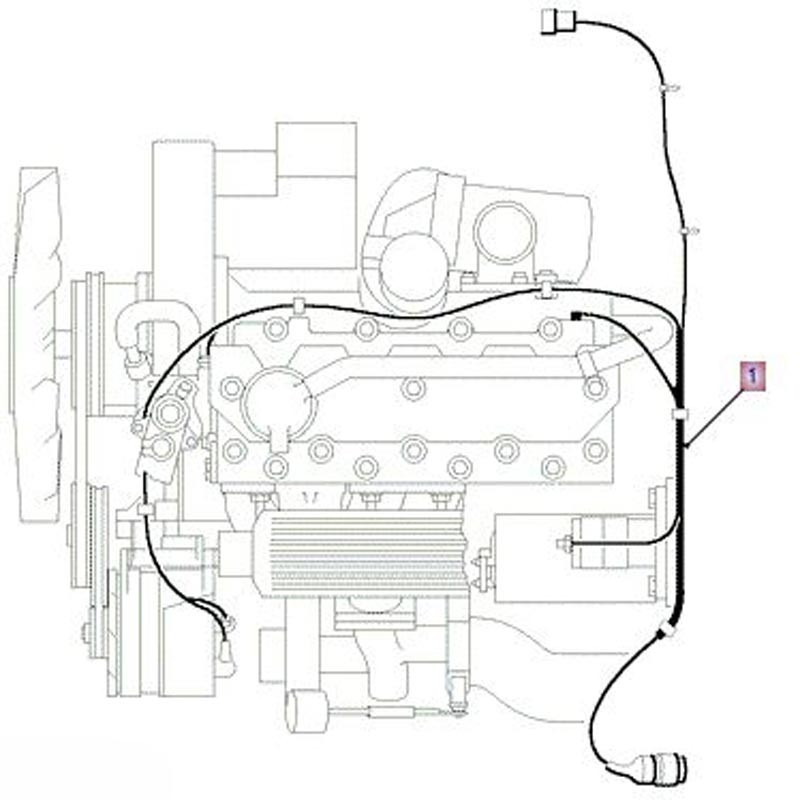 Harness engine TD5 upto 2001