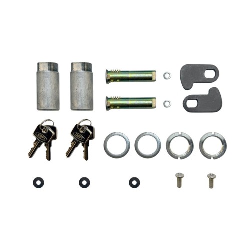 Set of 2 barrels and keys