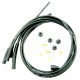 Kit fils de bougie silicone 4 cyl. - noir