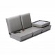 Standard front seat set - grey elephant