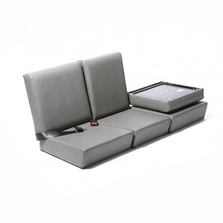 Standard front seat set - grey elephant