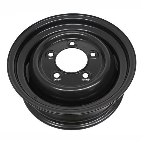 Tubeless black steel rim 16x5.5"
