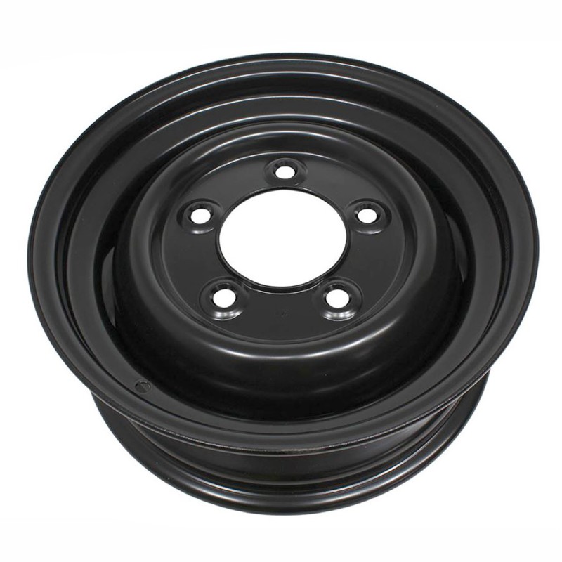 Tubeless black steel rim 16x5.5"