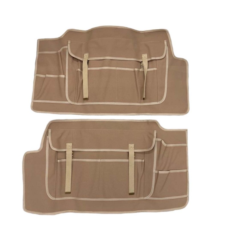 Set of 4 canvas door card - Serie 2/3 1098 SW