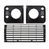 Grille & headlight surround kit Defender - Santorini black colour
