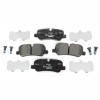 Rear brake pad set