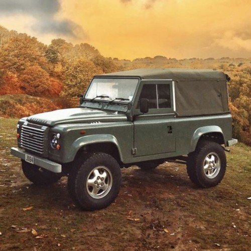 Full canvas hood - khaki - Def90 1999-2016