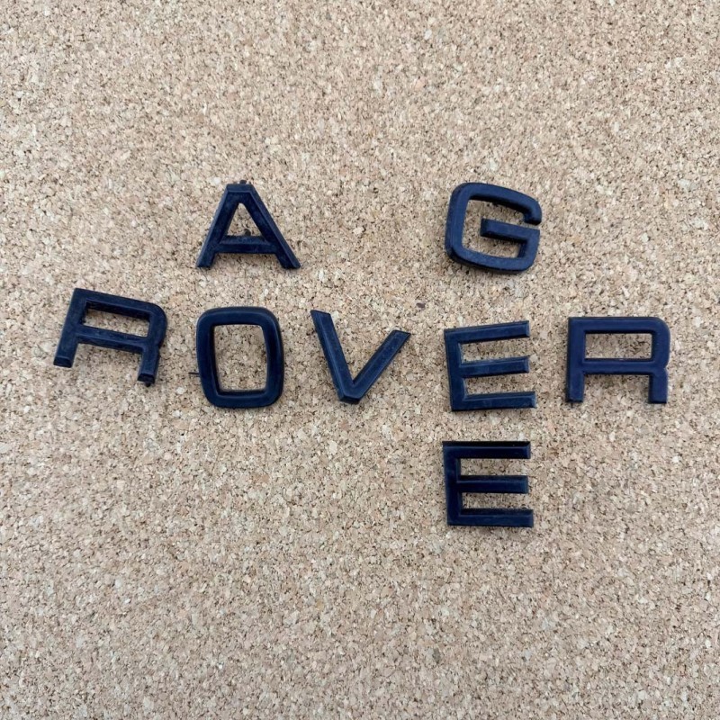 Range Rover letters