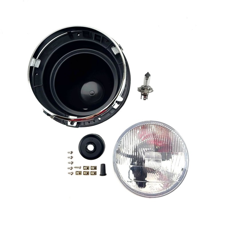 Halogen headlight unit assembly