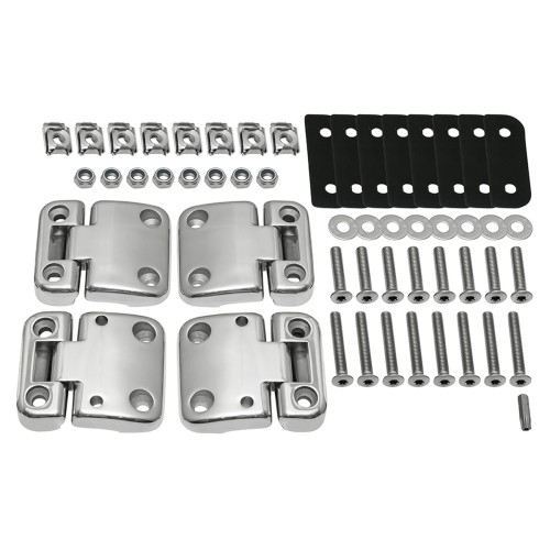Kit 4 charnières de porte - inox
