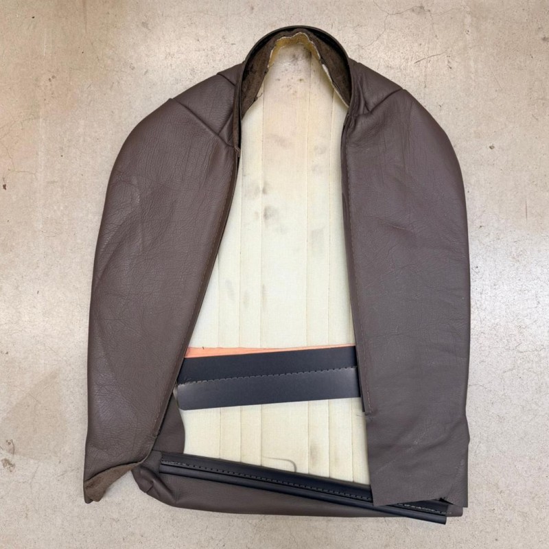 Housse de base de siège avant en cuir gris pour siège électrique RRC