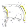 Joint d'étanchéité inférieure du hayon jusque 1993