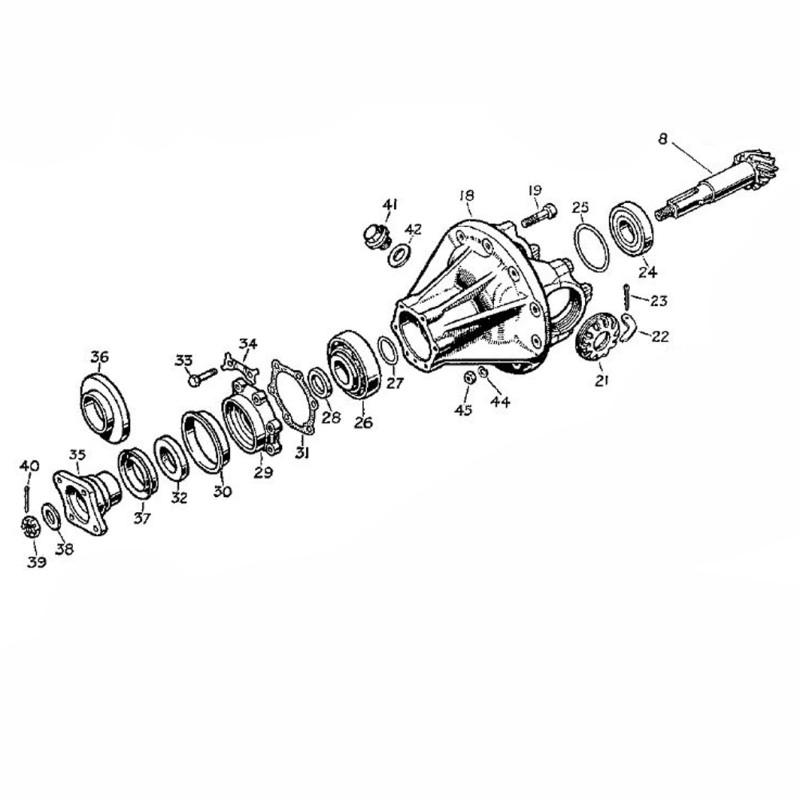 Différentiel Serie 1 & 2 1951-61 - Occasion