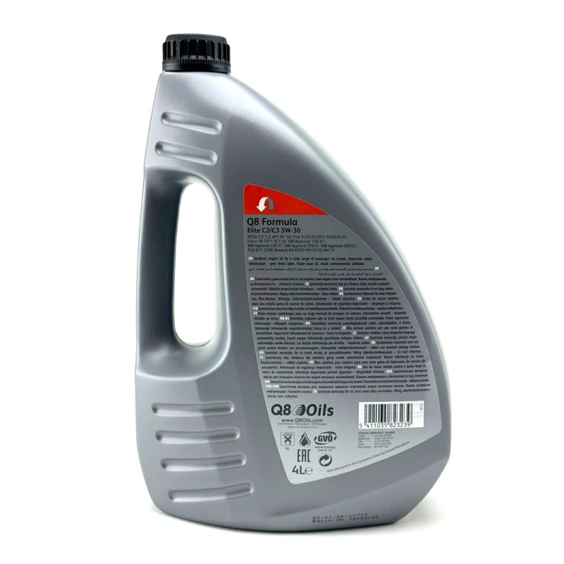 TD5 5W30 engine oil – 4 litres