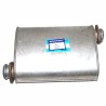 Exhaust silencer for 2.6-litre 6-cylinder engine