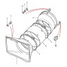 Flexi mount fan cowl