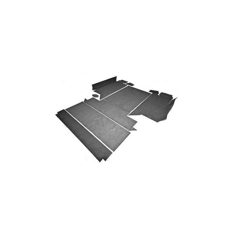 Set of floor mats for the second row and boot - Def110