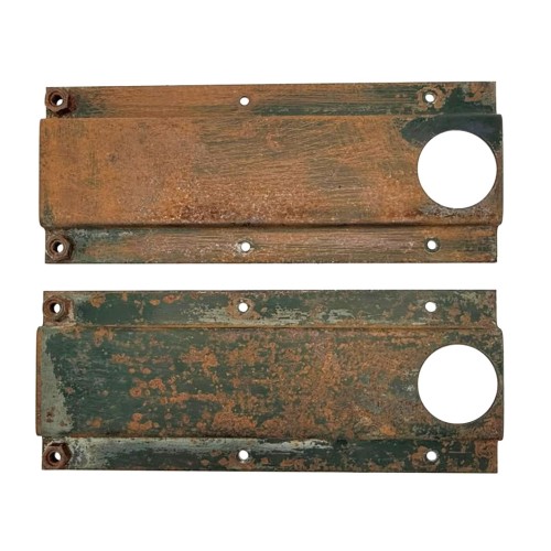 Paire de plaques de renfort pour arrêt de charge benne militaire Serie 3 - Occasion