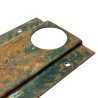 Pair of reinforcement plates for Series 3 military tipper load stop – Used