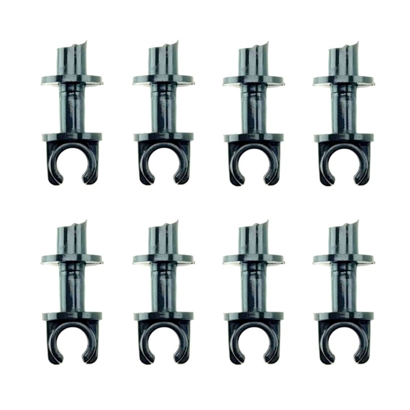 Set of 8 clips – for securing 1/4" (6.35 mm) pipes