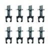 Lot de 8 clips - fixation tuyau de 1/4" - 6.35mm