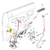Door lock clip linkage for RRC