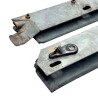 Pair of left and right top door channels hood sticks – Used