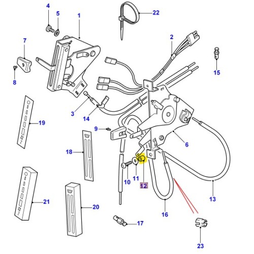 Entretoise - tube plastique - système de ventilation