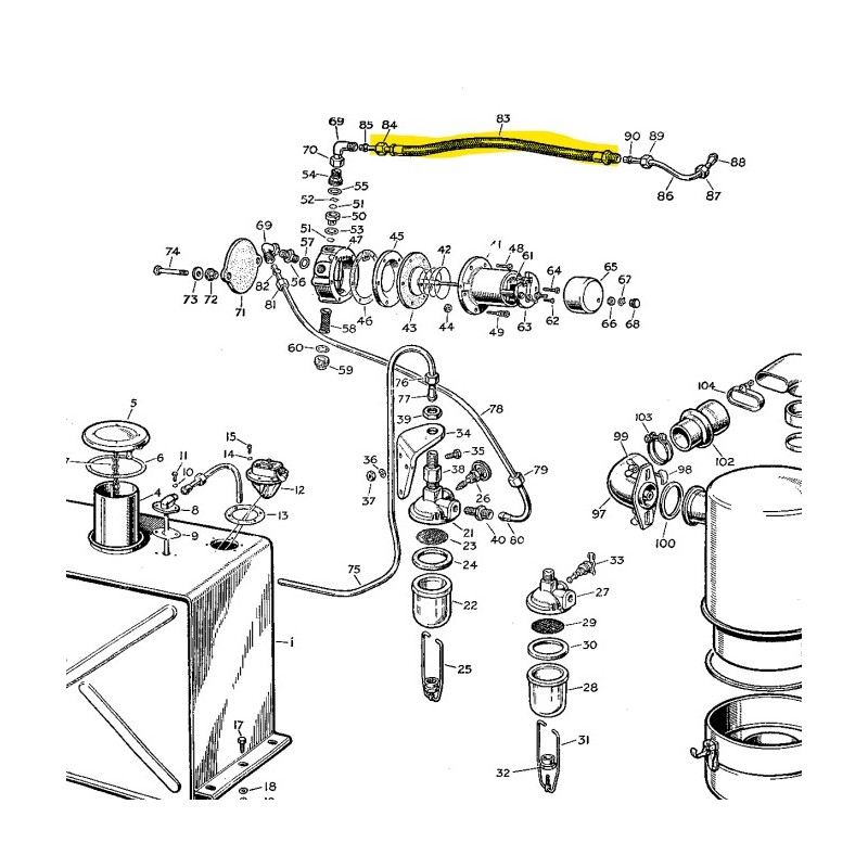 Flexible fuel hose