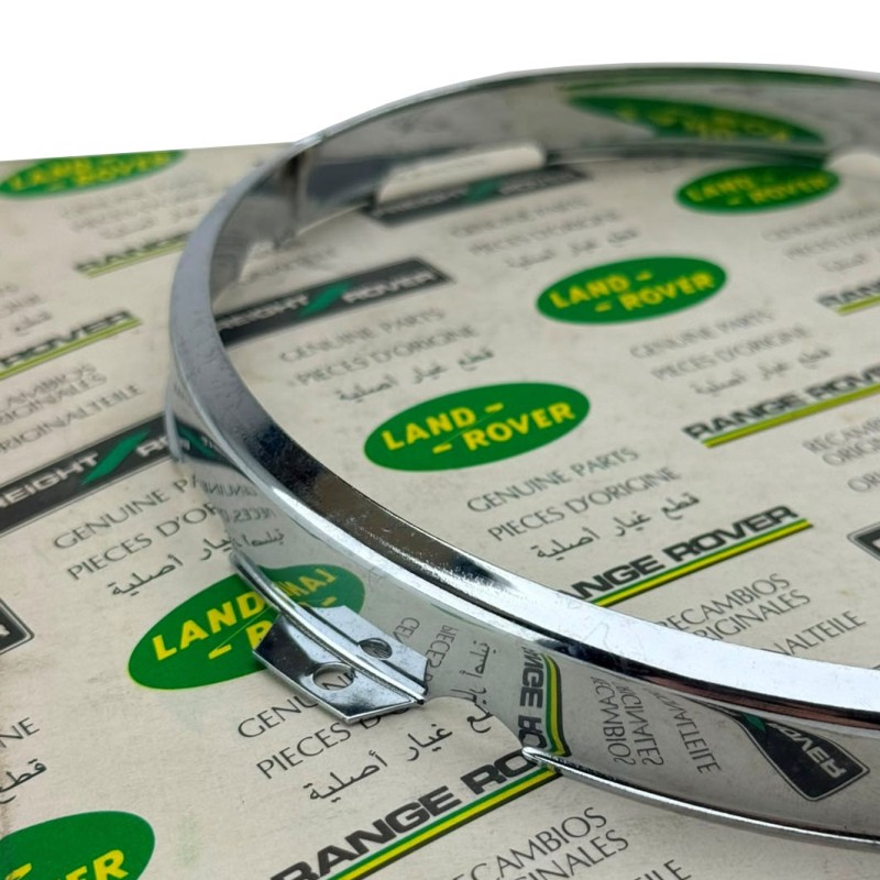 Chrome headlamp surround