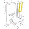Fixed window rail – side door – 5mm glass