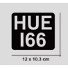 Pair of stickers – Defender Heritage – HUE166