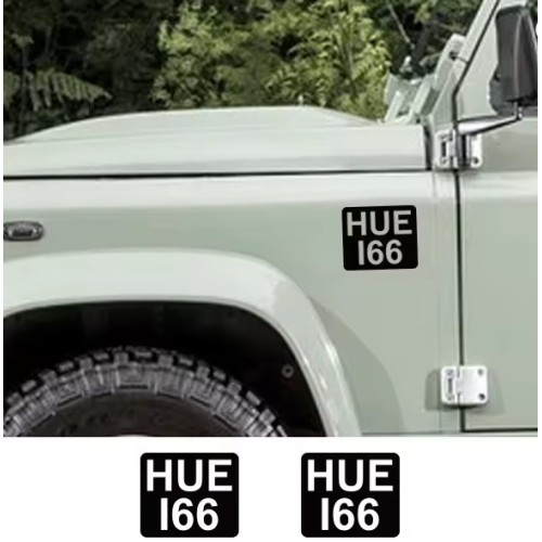 Pair of stickers – Defender Heritage – HUE166
